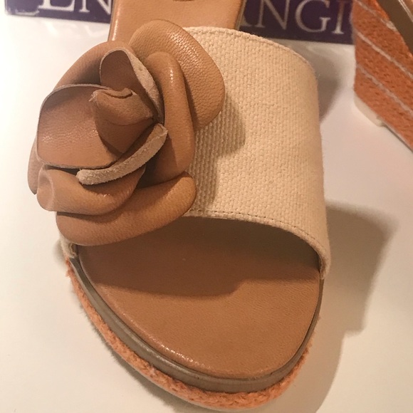 New Enzo Angiolini Ealevon Vintage Wedges Sandals 7.5 - Picture 5 of 10